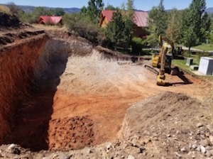 DIGGING FOUNDATIONS